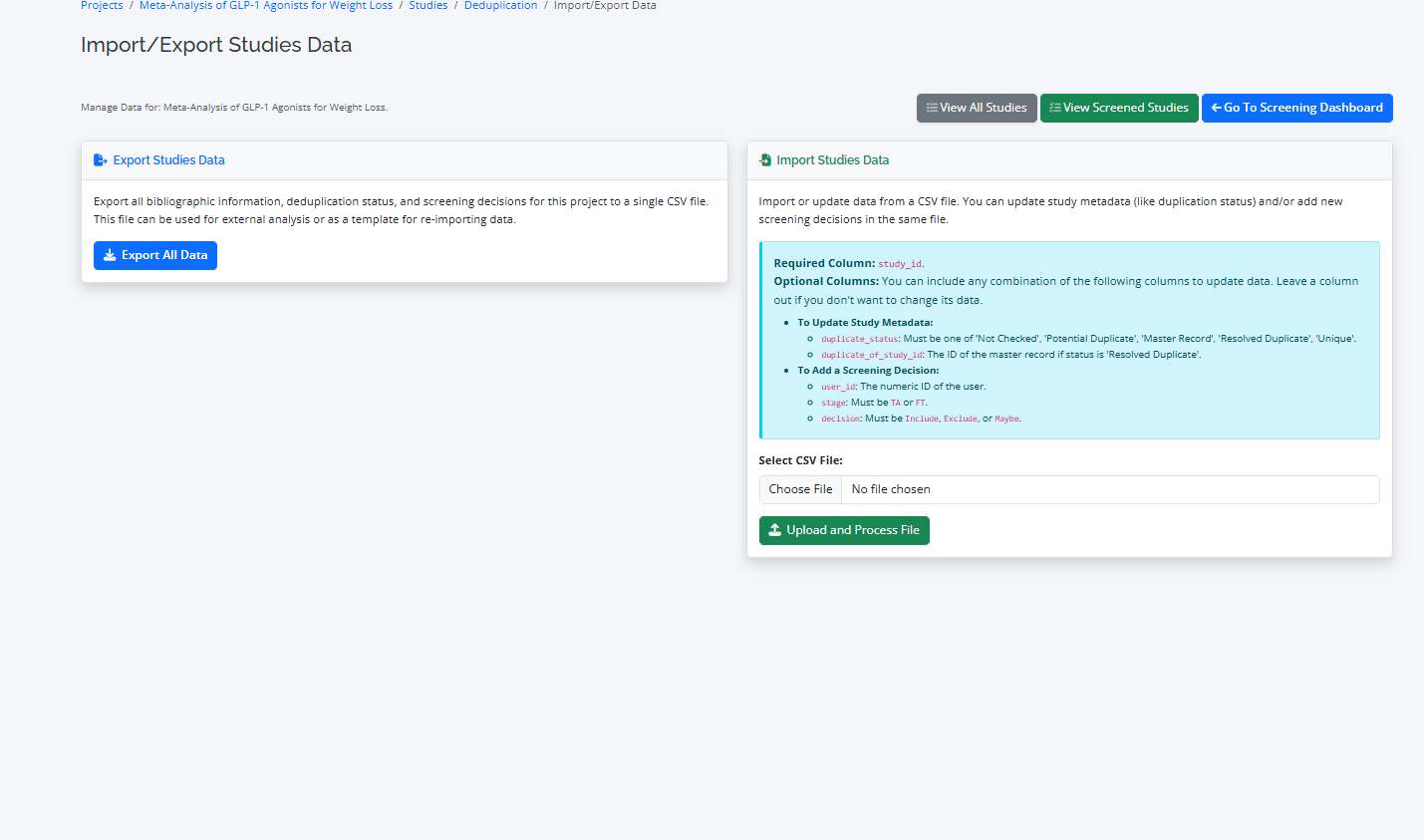 Export all bibliographic information