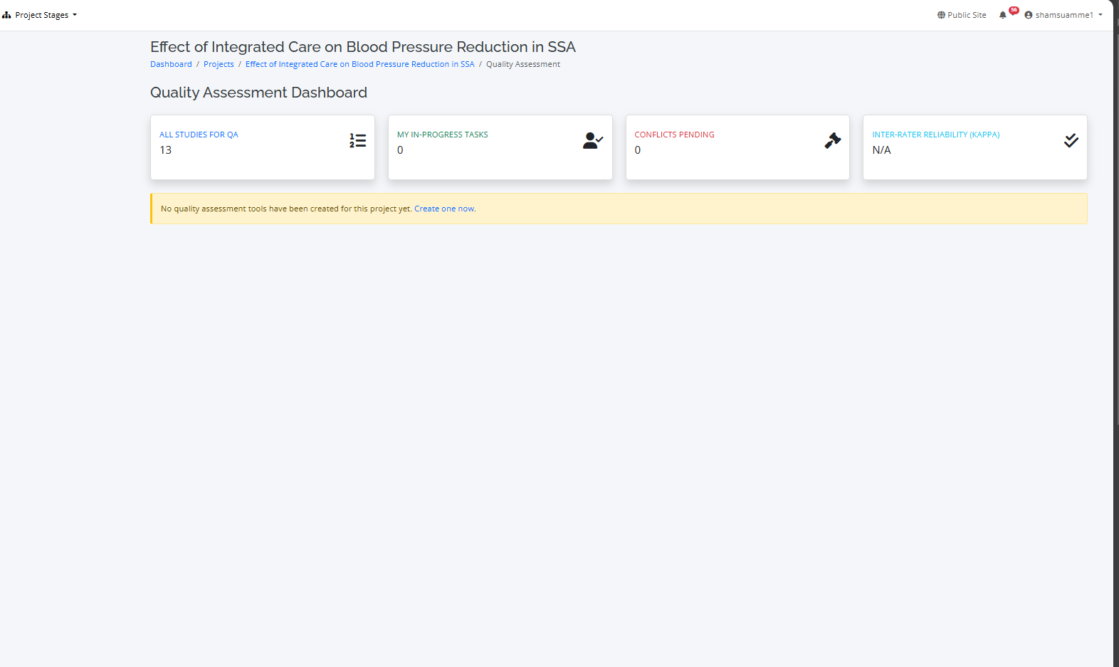 create your assessment tool