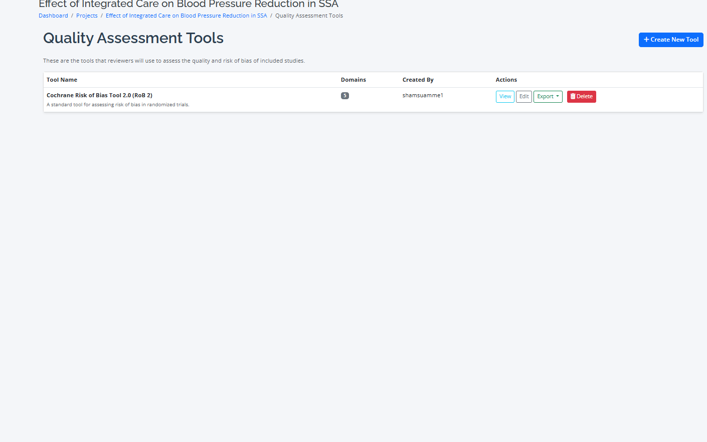 view or edit your tool