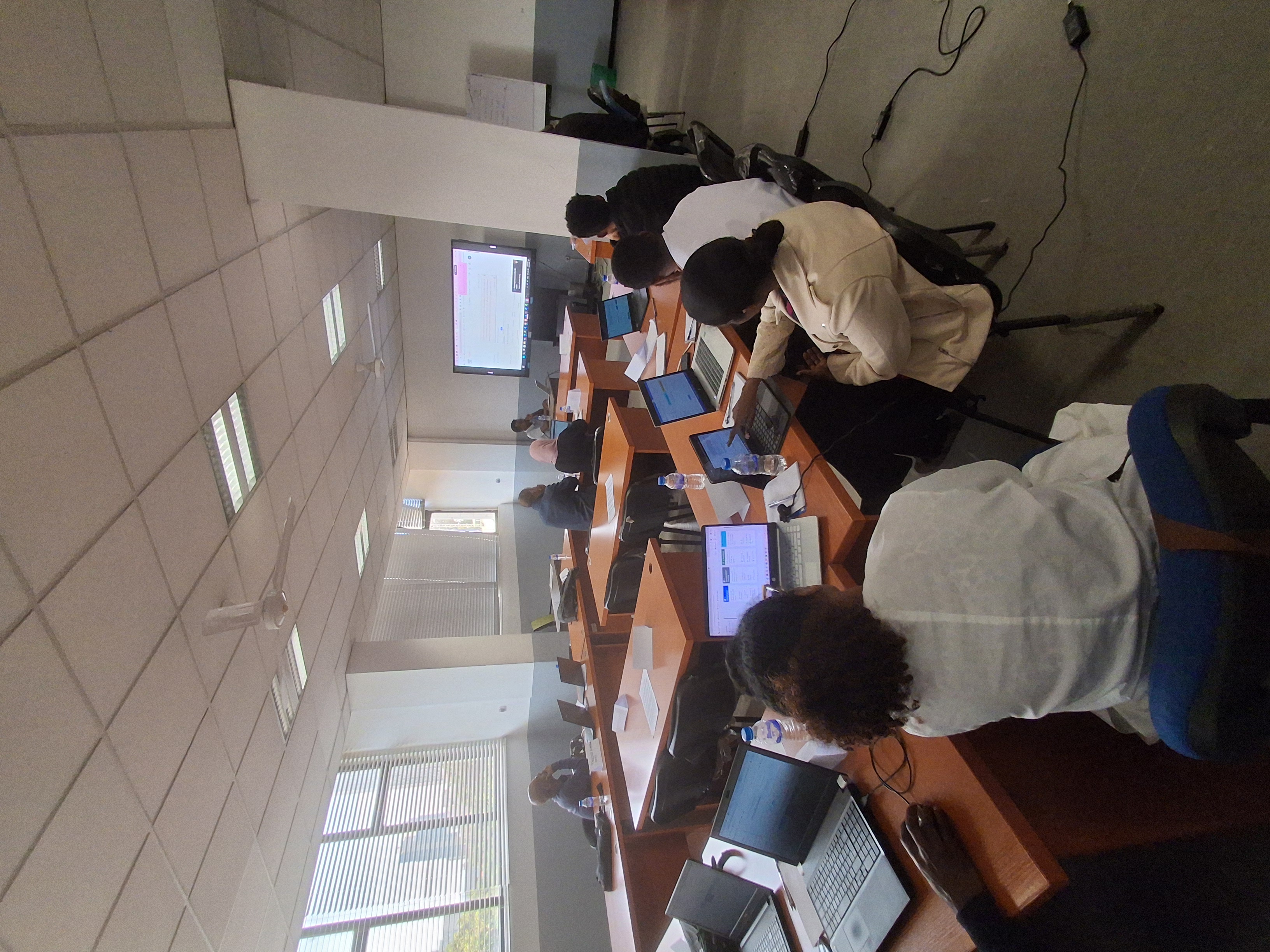 Practical session during second cohort at Addis Ababa University
